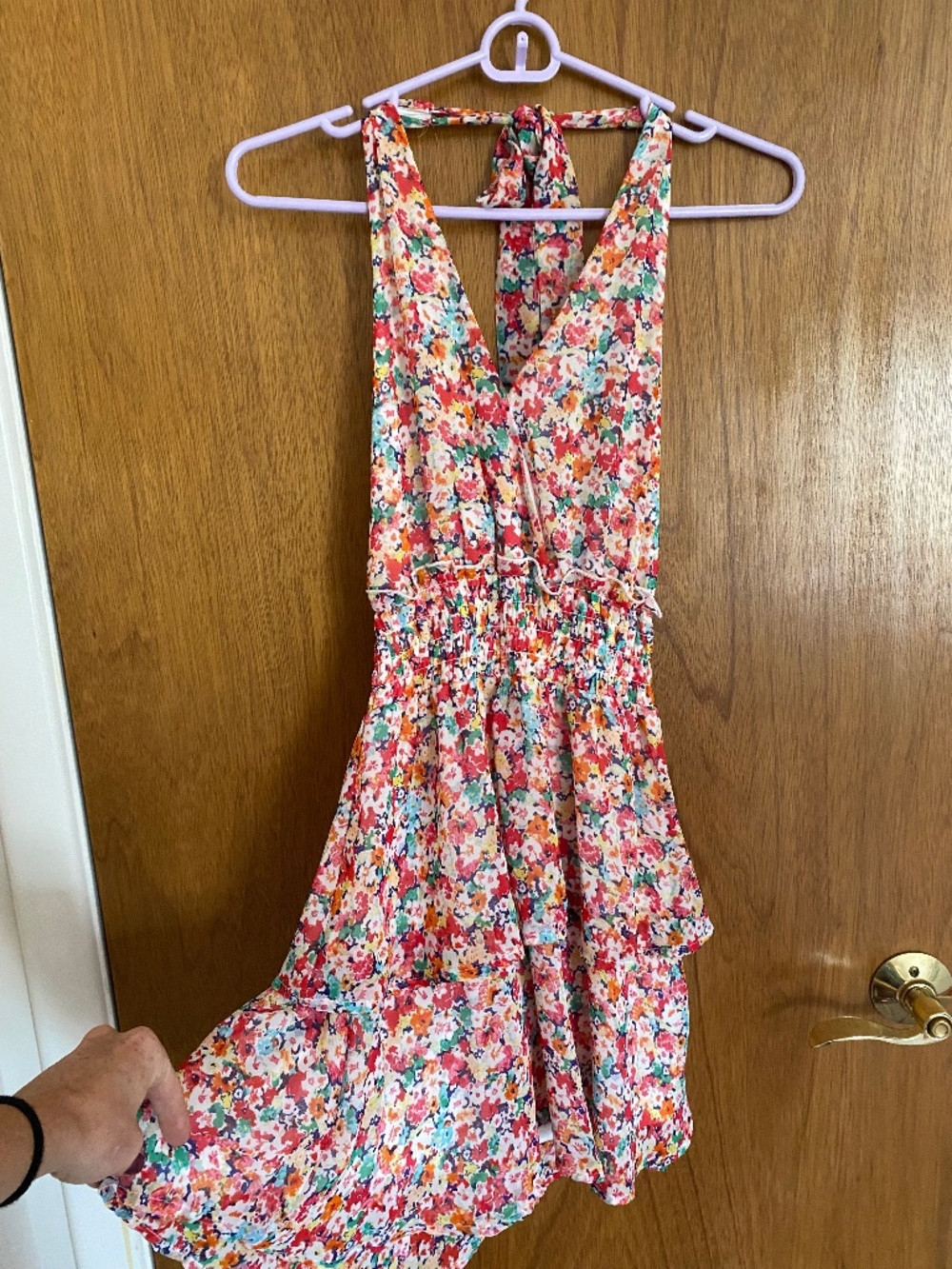 Halter Top Floral Dress